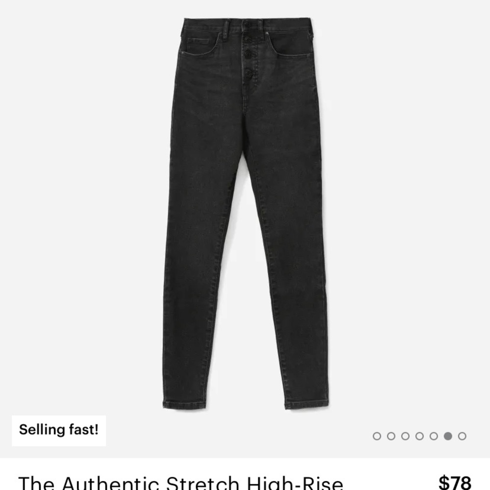 NWOT Everlane The Authentic Stretch High-Rise Skinny Jean